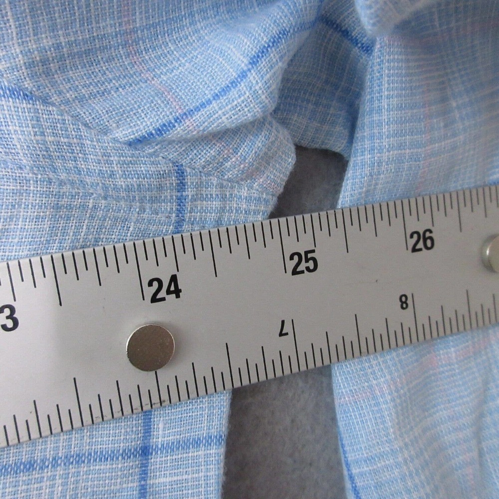 Peter Millar Crown Cool 100% Linen Button Up Shirt - Picture 6 of 11